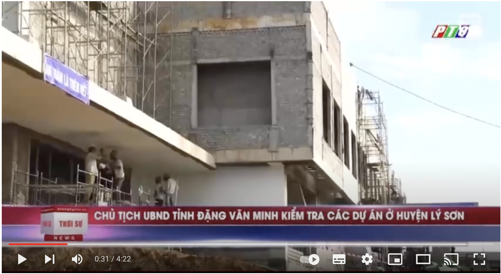 CHỦ TỊCH UBND TỈNH QUẢNG NGÃI CHỈ ĐẠO GỠ VƯỚNG 4 DỰ ÁN TRỌNG ĐIỂM Ở HUYỆN LÝ SƠN